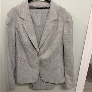 The Limited Light Gray Blazer and pants